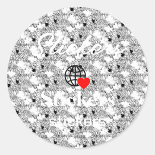 Nieuwe personalize Text Logo Stickers