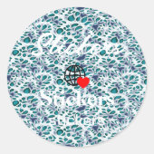 Nieuwe personalize Text Logo Stickers (Voorkant)