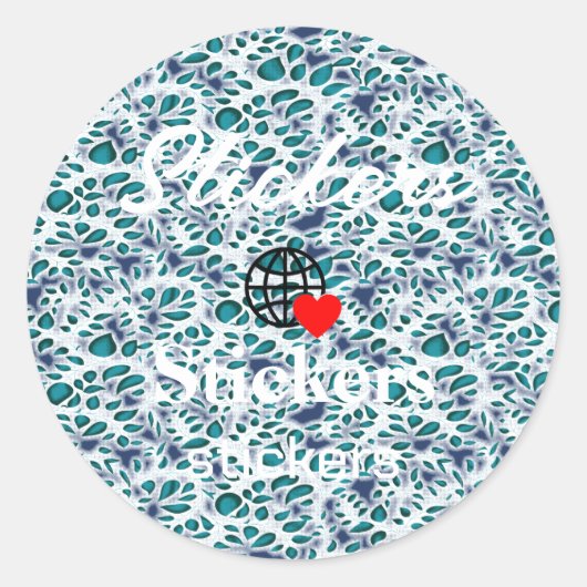 Nieuwe personalize Text Logo Stickers (Voorkant)