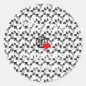 Nieuwe personalize Text Logo Stickers (Voorkant)