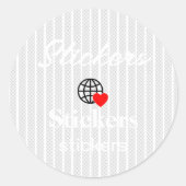 Nieuwe personalize Text Logo Stickers (Voorkant)