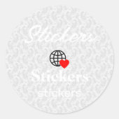 Nieuwe personalize Text Logo Stickers (Voorkant)