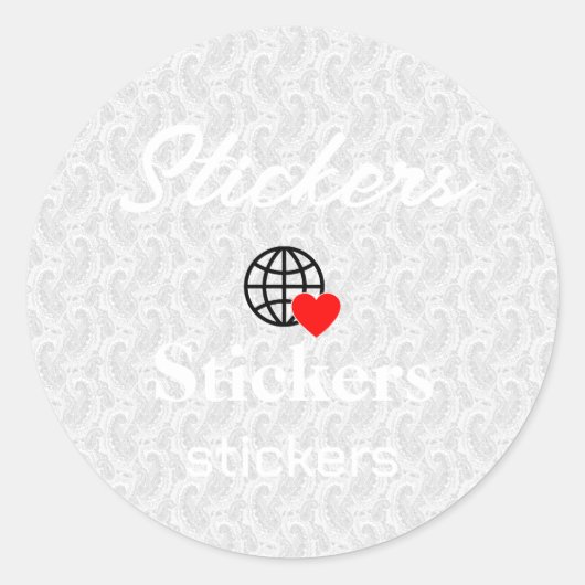 Nieuwe personalize Text Logo Stickers (Voorkant)