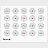 Nieuwe personalize Text Logo Stickers (Vel)
