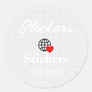 Nieuwe personalize Text Logo Stickers