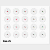 Nieuwe personalize Text Logo Stickers (Vel)