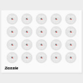 Nieuwe personalize Text Logo Stickers (Vel)