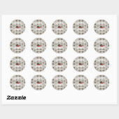 Nieuwe personalize Text Logo Stickers (Vel)