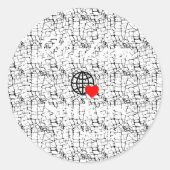 Nieuwe personalize Text Logo Stickers (Voorkant)