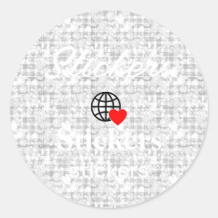 Nieuwe personalize Text Logo Stickers