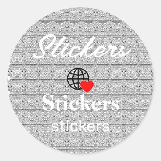 Nieuwe personalize Text Logo Stickers (Voorkant)