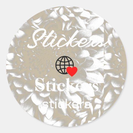 Nieuwe personalize Text Logo Stickers (Voorkant)