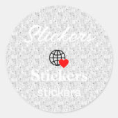 Nieuwe personalize Text Logo Stickers (Voorkant)