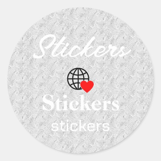 Nieuwe personalize Text Logo Stickers (Voorkant)