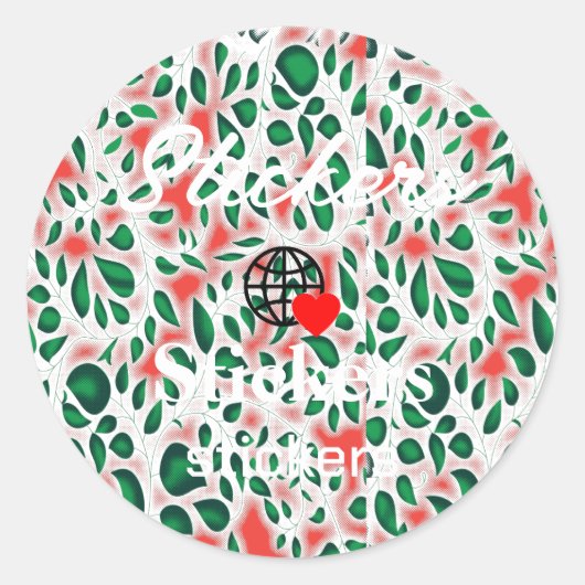 Nieuwe personalize Text Logo Stickers (Voorkant)
