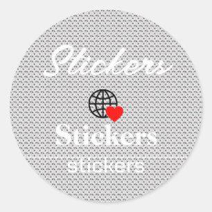 Nieuwe personalize Text Logo Stickers