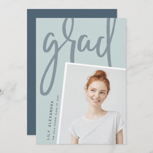 Nieuwe perspectieven | Aankondiging foto-Afstudere (Voorkant / Achterkant)