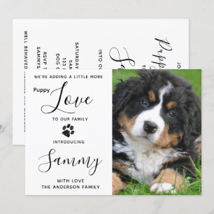 Nieuwe Pet Dog Puppy Shower Kaart