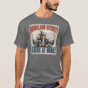 Nieuwe Pistool rechten tandar T-shirt