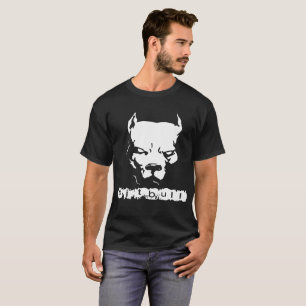 Nieuwe Pitbull American Pit Bull Spiked Dog Collar T-shirt