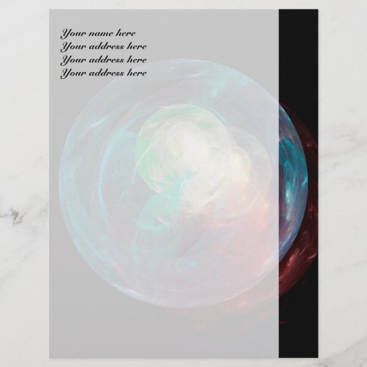Nieuwe planeet briefhoofd ontwerp (Voorkant)