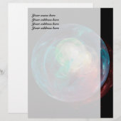 Nieuwe planeet briefhoofd ontwerp (Voorkant / Achterkant)
