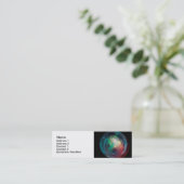 Nieuwe planeet mini visitekaartje (Staand voorkant)