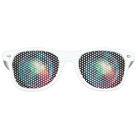 Nieuwe planeet retro zonnebril (Voorkant)