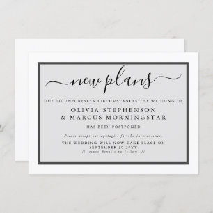 Nieuwe plannen voor moderne, uitgestelde aankondig kaart