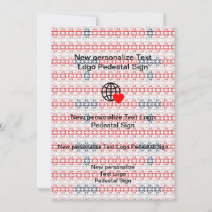 Nieuwe platte uitnodiging Aanpassen eigen