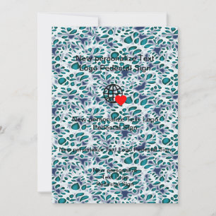 Nieuwe platte uitnodiging Aanpassen eigen