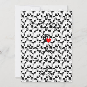 Nieuwe platte uitnodiging Aanpassen eigen