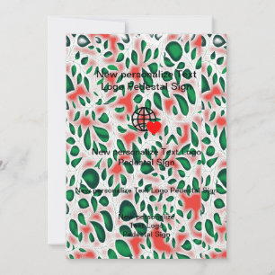 Nieuwe platte uitnodiging Aanpassen eigen