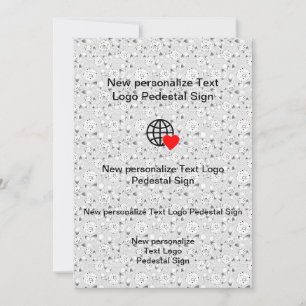 Nieuwe platte uitnodiging Aanpassen eigen