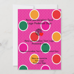 Nieuwe platte uitnodiging Aanpassen eigen