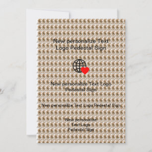 Nieuwe platte uitnodiging Aanpassen eigen