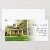 Nieuwe plek! Adreswijziging Aangepaste fotokaarten Aankondiging (Voorkant / Achterkant)