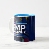 Nieuwe PMP Magazine Mok VK/EU-vlaggen (Voorkant links)