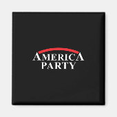 Nieuwe Politieke Partij Amerika Partij 25 Mannen V Magneet (Voorkant)