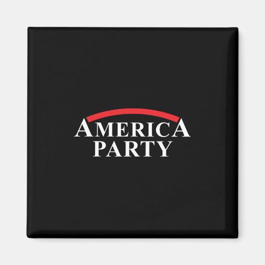 Nieuwe Politieke Partij Amerika Partij 25 Mannen V Magneet (Voorkant)