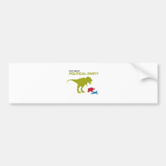Nieuwe politieke partij bumpersticker
