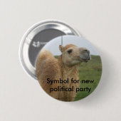 Nieuwe politieke partij ronde button 5,7 cm (Voorkant /achterkant)