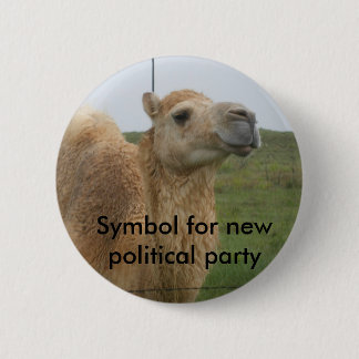 Nieuwe politieke partij ronde button 5,7 cm