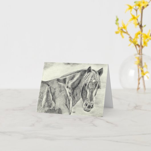 Nieuwe Pony bos (a237) Kaart (Gele Bloem)