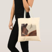 Nieuwe Pony en buzzard Tote Bag (Voorkant (product))