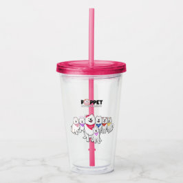 Nieuwe Poppet en de bende Acryl Drinkbeker