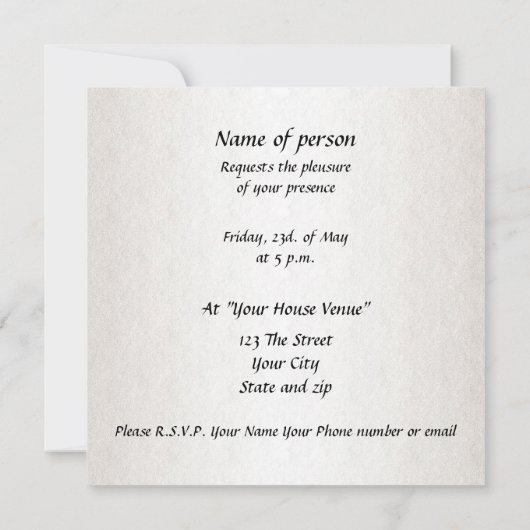 Nieuwe populaire uitnodiging drie zeilschepen (Achterkant)