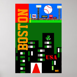 Nieuwe Poster van Boston Art uit 2013 Kinder sport
