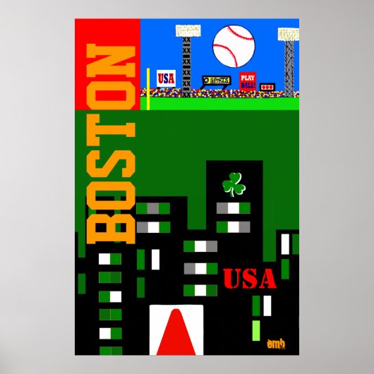 Nieuwe Poster van Boston Art uit 2013 Kinder sport (Voorkant)