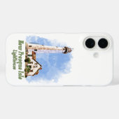 Nieuwe Presque Isle Lighthouse Waterverf - Michiga Case-Mate iPhone Case (Achterkant (horizontaal))